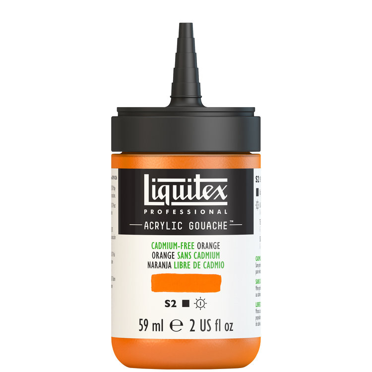 Liquitex 59ml acryl gouache - cadmium-free orange