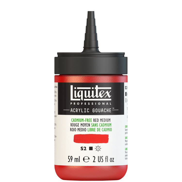Liquitex 59ml acryl gouache - cadmium-free red medium