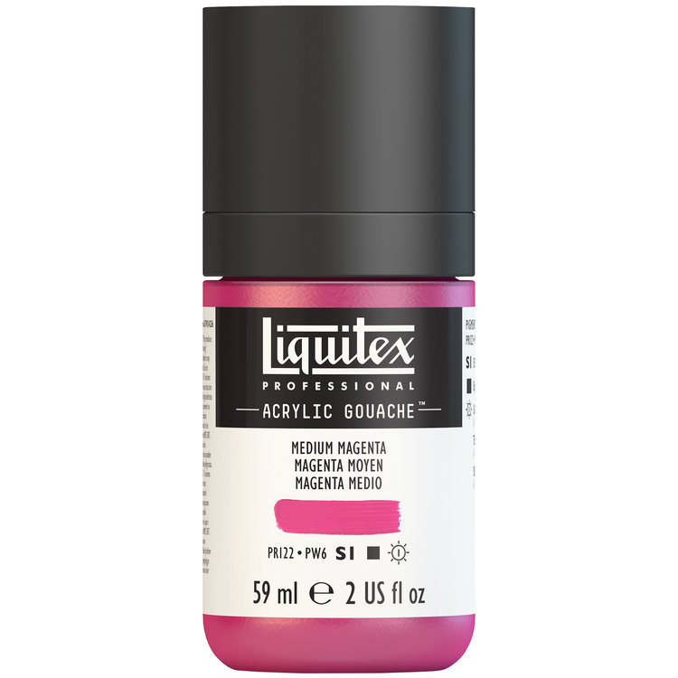 Liquitex 59ml acryl gouache - medium magenta