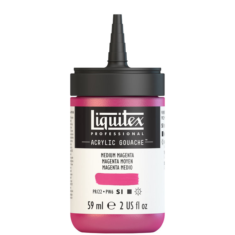 Liquitex 59ml acryl gouache - medium magenta