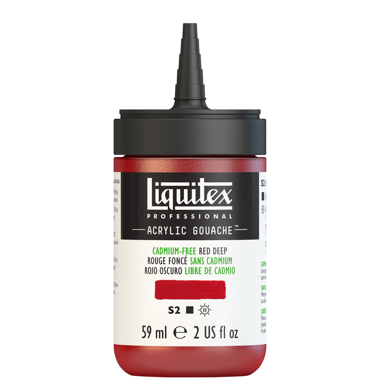 Liquitex 59ml acryl gouache - cadmium-free red deep