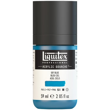 Liquitex sky blue - acrylic gouache