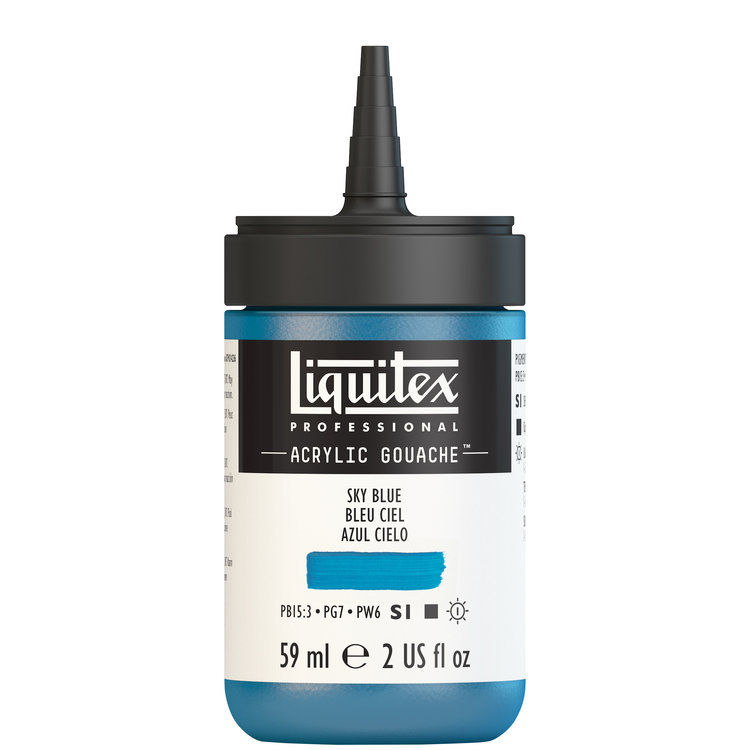 Liquitex 59ml acryl gouache - sky blue