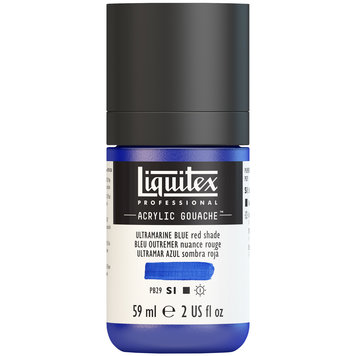 Liquitex ultramarine blue red shade - acrylic gouache