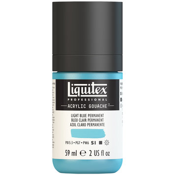 Liquitex light blue permanent - acrylic gouache
