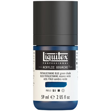 Liquitex phthalocyanine blue green shade - acrylic gouache