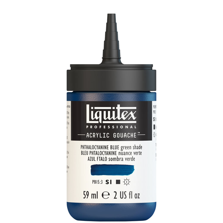 Liquitex 59ml acryl gouache - phthalocyanine blue green shade