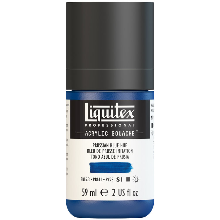 Liquitex 59ml acryl gouache - prussian blue hue