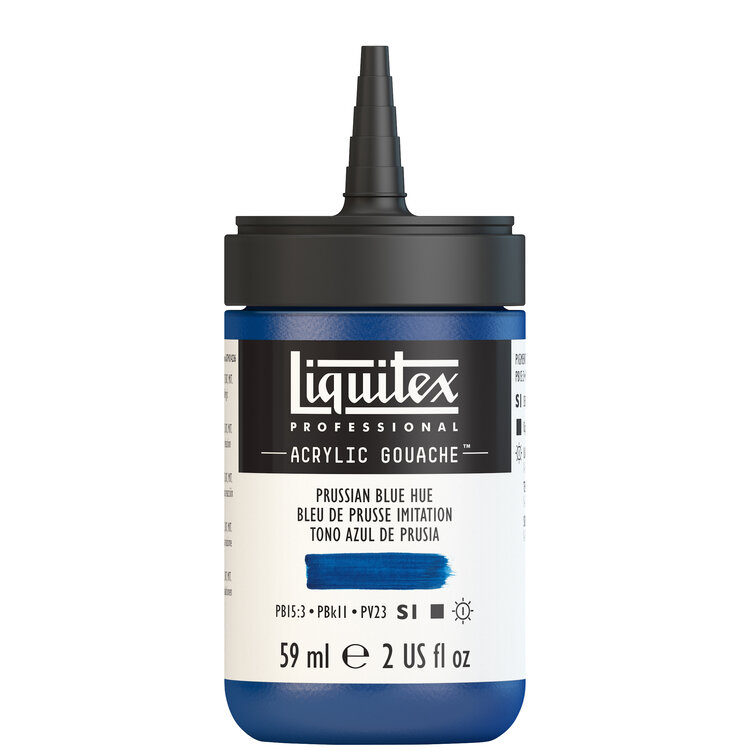 Liquitex 59ml acryl gouache - prussian blue hue