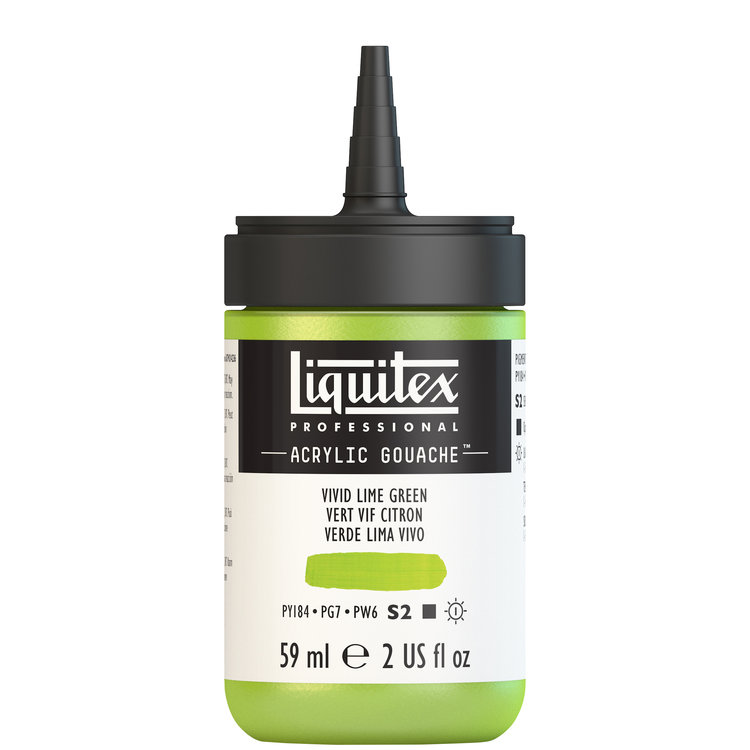Liquitex 59ml acryl gouache - vivid lime green