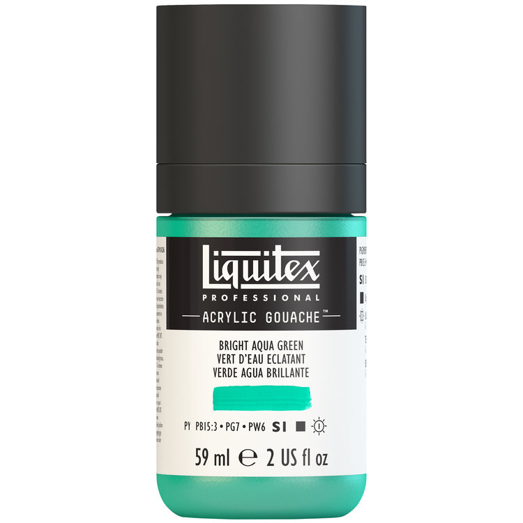 Liquitex 59ml acryl gouache - bright aqua green