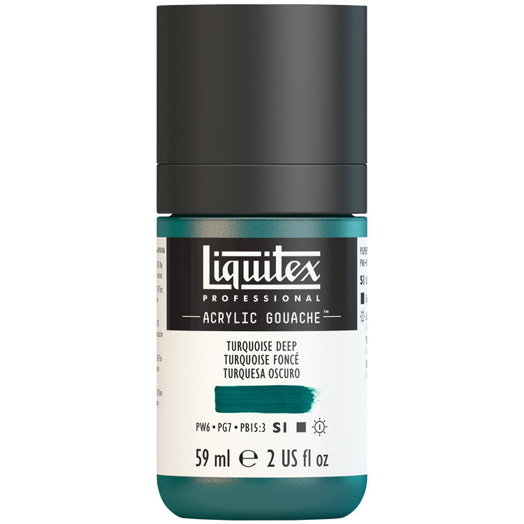 Liquitex 59ml acryl gouache - turquoise deep