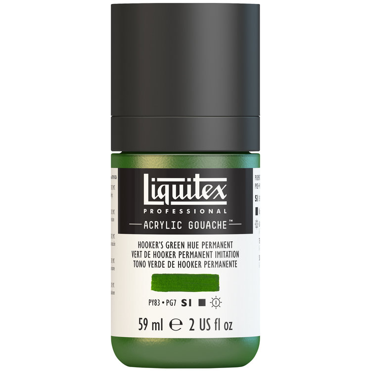 Liquitex 59ml acryl gouache - hooker's green hue permanent