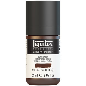 Liquitex burnt umber - acrylic gouache