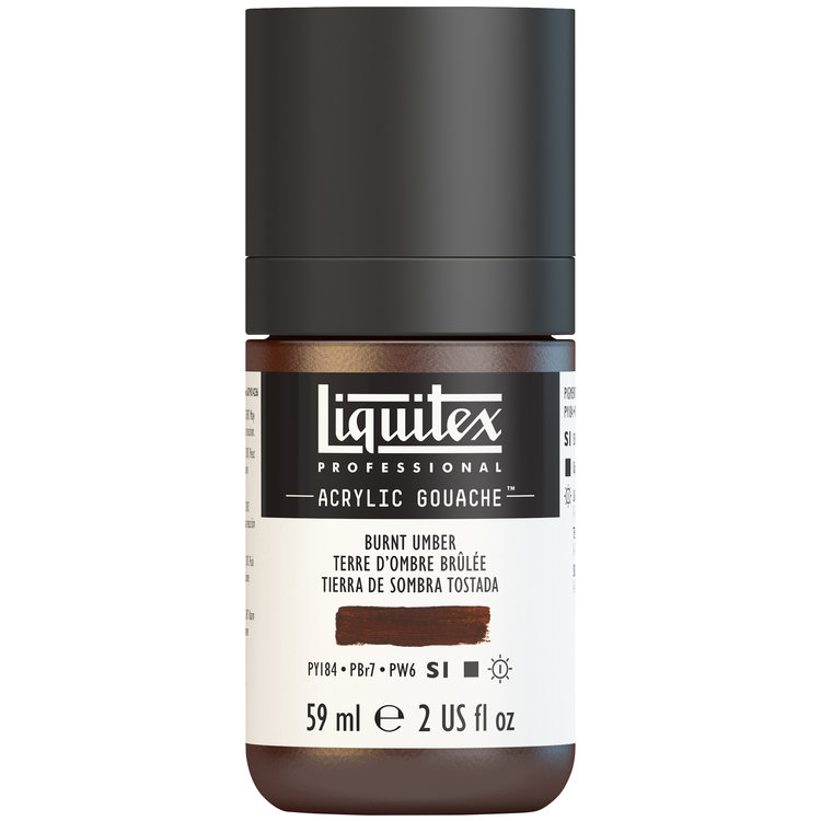 Liquitex 59ml acryl gouache - burnt umber