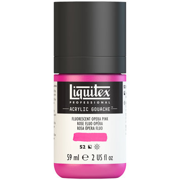 Liquitex fluorescent opera pink - acrylic gouache