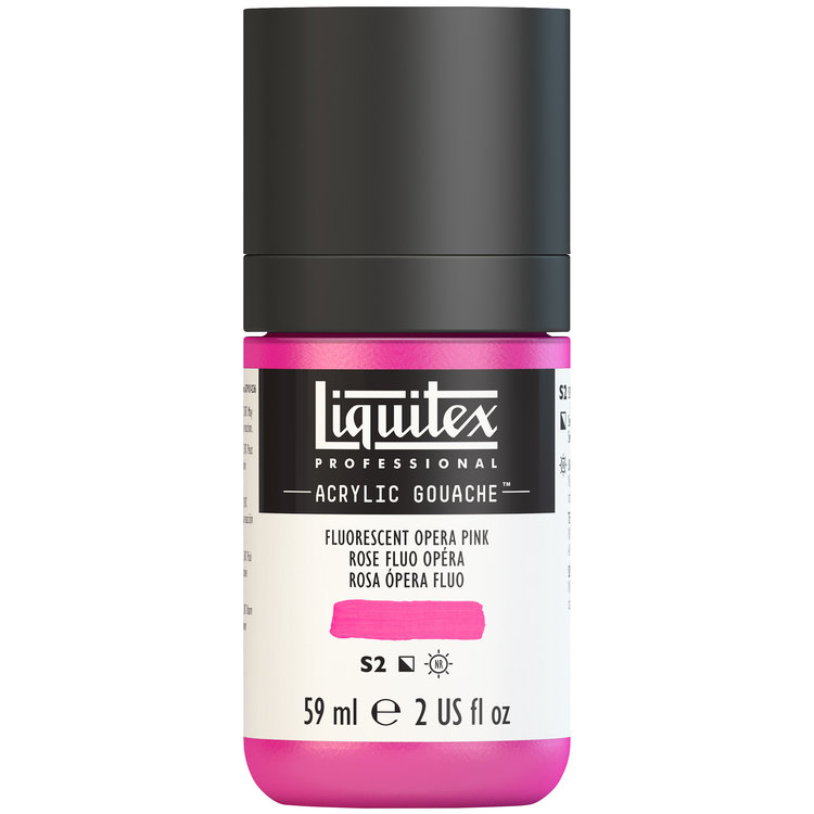 Liquitex 59ml acryl gouache - fluorescent opera pink