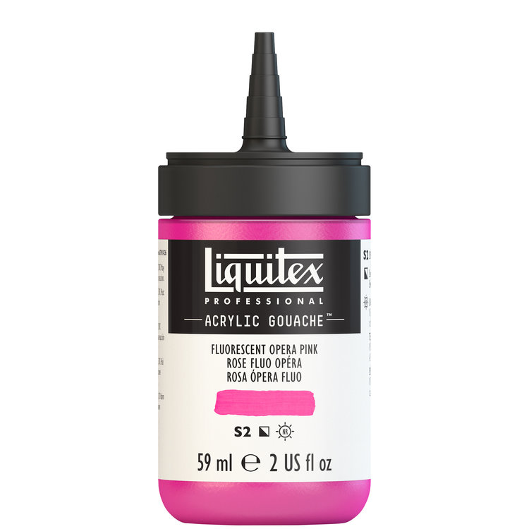 Liquitex 59ml acryl gouache - fluorescent opera pink