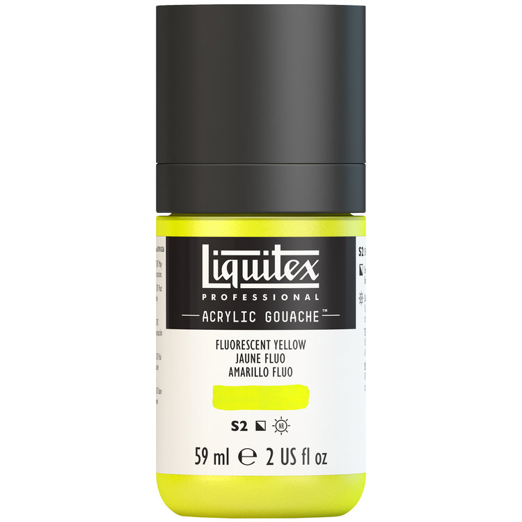 Liquitex 59ml acryl gouache - fluorescent yellow