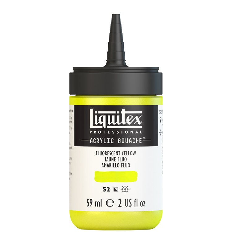 Liquitex 59ml acryl gouache - fluorescent yellow