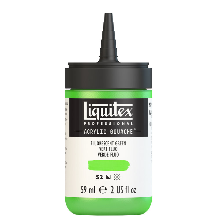 Liquitex 59ml acryl gouache - fluorescent green