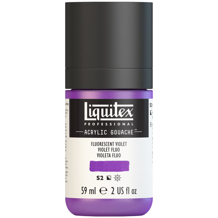Liquitex 59ml acryl gouache - fluorescent violet