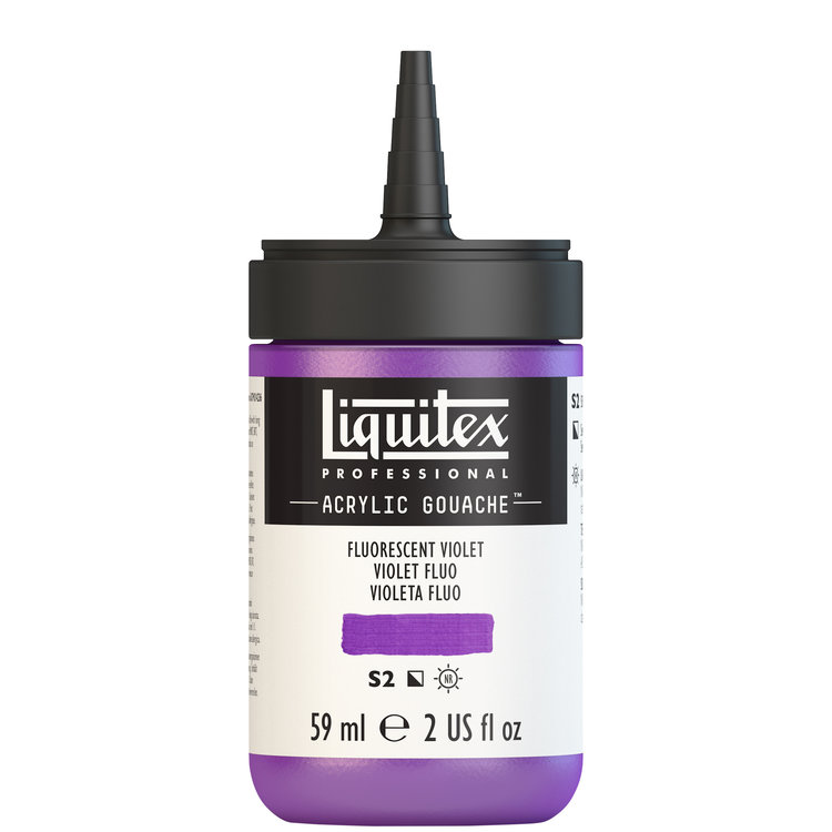 Liquitex 59ml acryl gouache - fluorescent violet