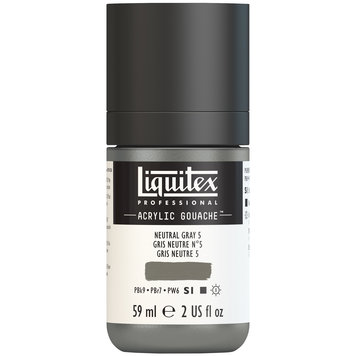 Liquitex neutral gray 5 - acrylic gouache