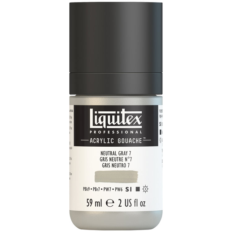 Liquitex 59ml acryl gouache - neutral gray 7