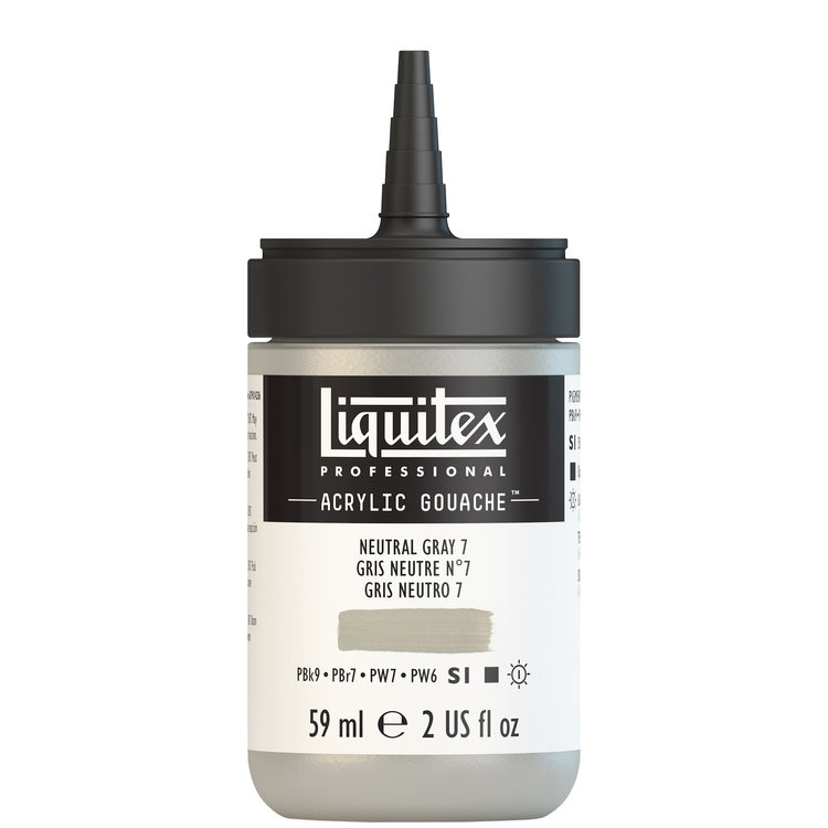 Liquitex 59ml acryl gouache - neutral gray 7