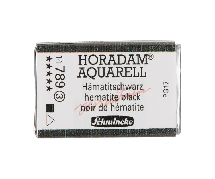 Schmincke (Horadam) 789 aquarel heel napje - hematite black
