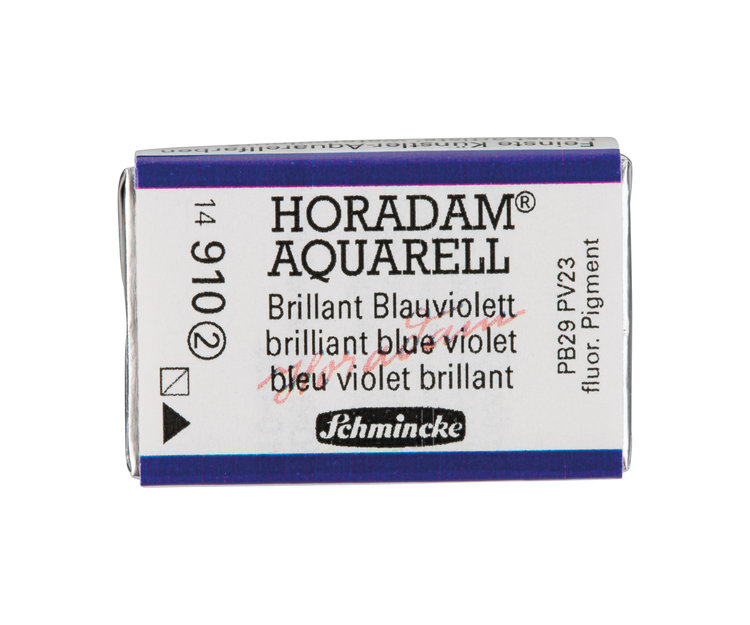 Schmincke (Horadam) 910 aquarel heel napje - brilliant blue violet