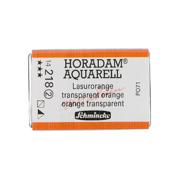 Schmincke (Horadam) 218 transparent orange - groot napje aquarel