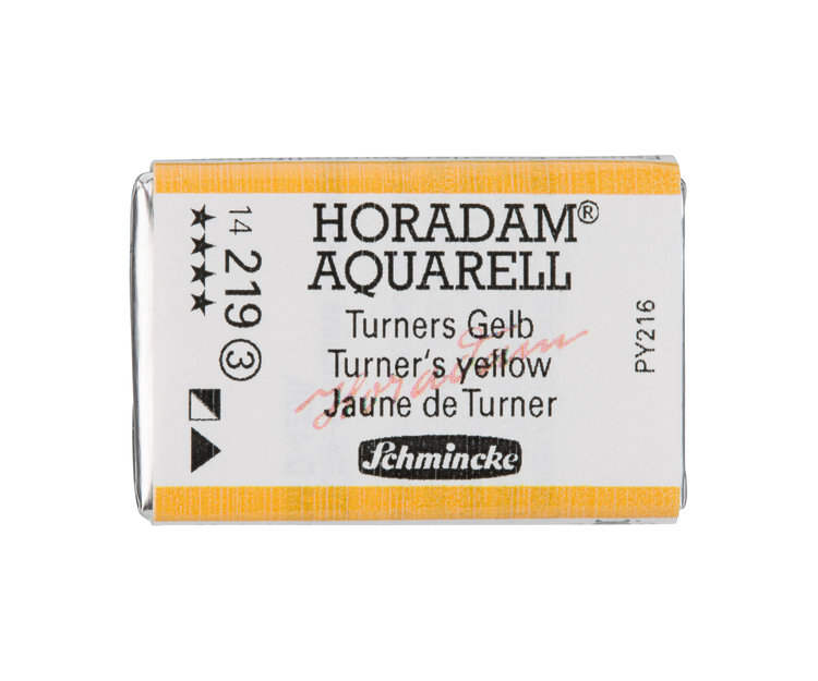 Schmincke (Horadam) 219 aquarel heel napje - Turner's yellow
