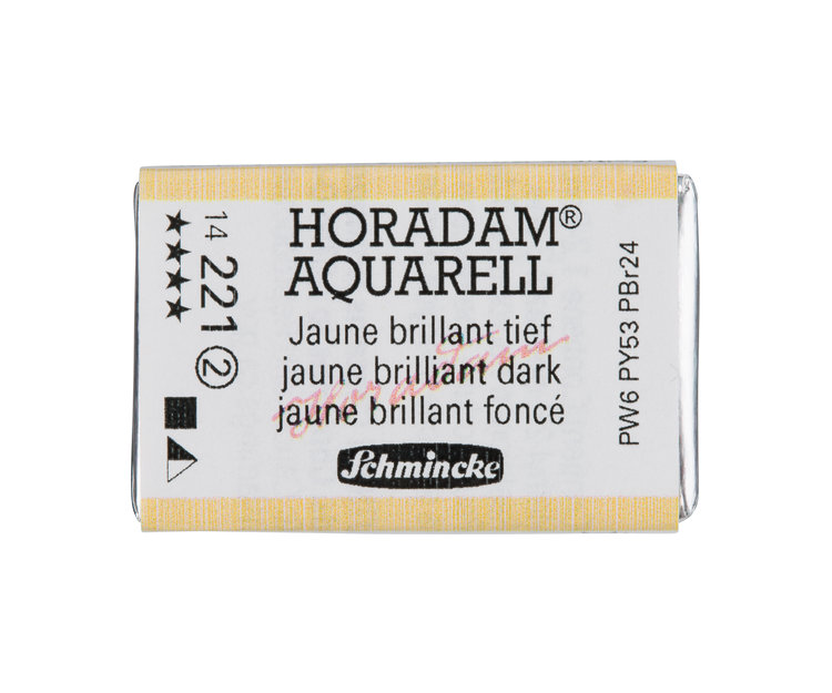 Schmincke (Horadam) 221 aquarel heel napje - jaune brilliant dark