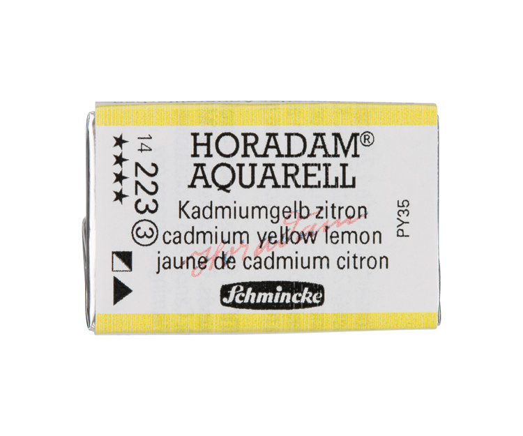 Schmincke (Horadam) 223 aquarel heel napje - cadmium yellow lemon