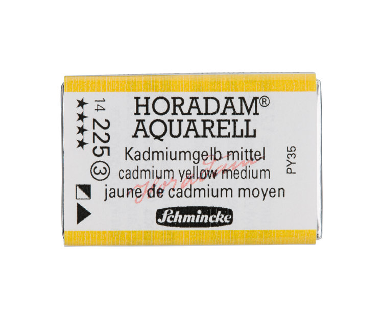 Schmincke (Horadam) 225 aquarel heel napje - cadmium yellow middle