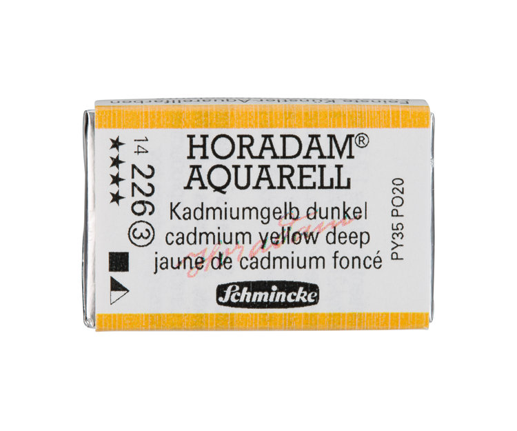 Schmincke (Horadam) 226 aquarel heel napje - cadmium yellow deep