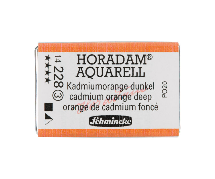Schmincke (Horadam) 228 aquarel heel napje - cadmium orange deep