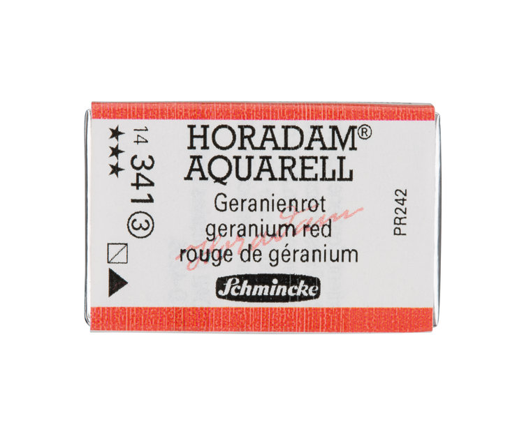 Schmincke (Horadam) 341 aquarel heel napje - geranium red