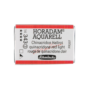 Schmincke (Horadam) 343 quinacridone red light - groot napje aquarel