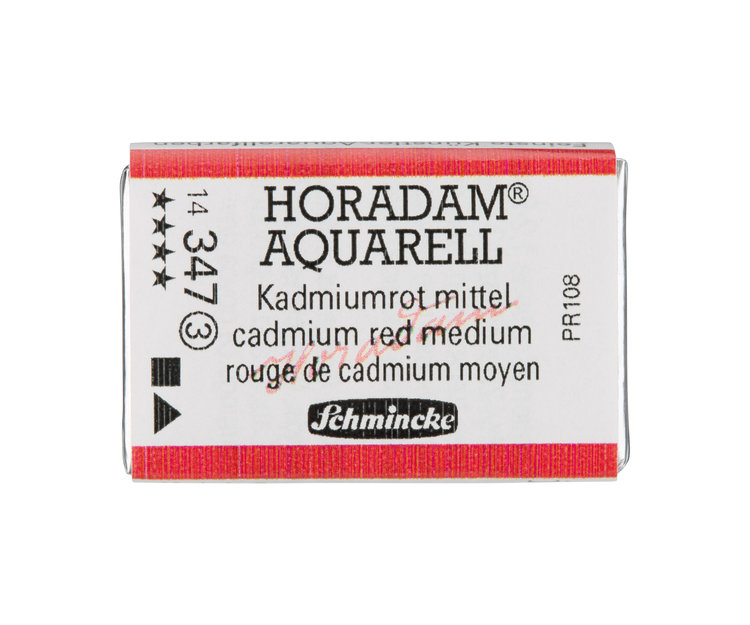 Schmincke (Horadam) 347 aquarel heel napje - cadmium red middle
