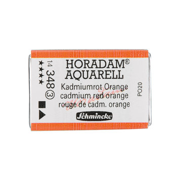 Schmincke (Horadam) 348 cadmium red orange - groot napje aquarel