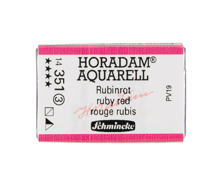 Schmincke (Horadam) 351 aquarel heel napje - ruby red