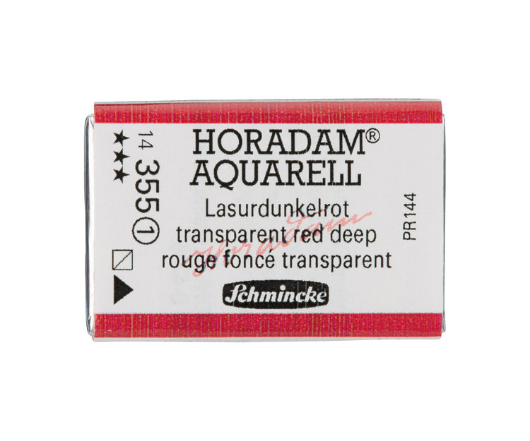 Schmincke (Horadam) 355 aquarel heel napje - transparent red deep