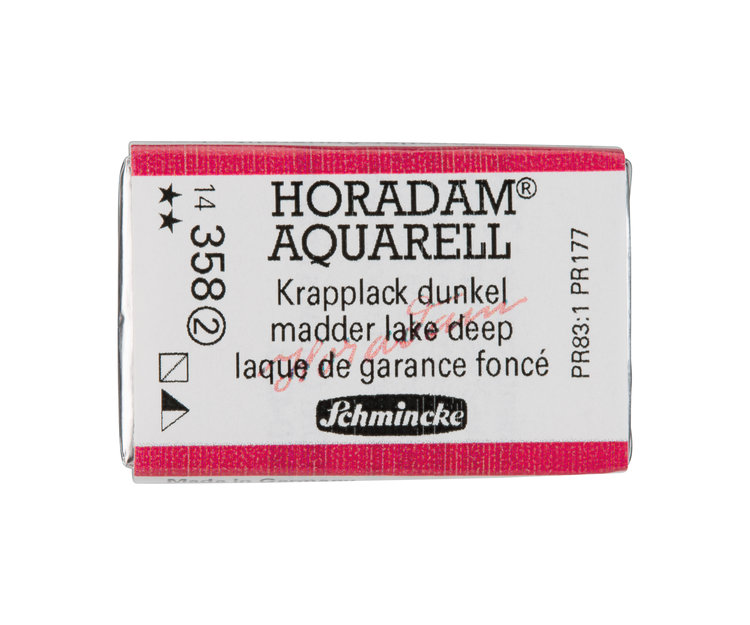 Schmincke (Horadam) 358 aquarel heel napje - madder lake deep