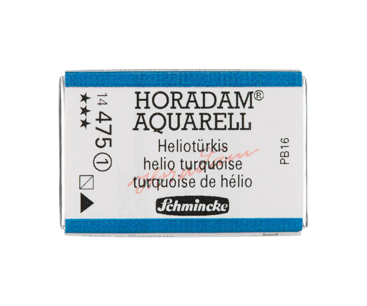 Schmincke (Horadam) 475 aquarel heel napje - helio turquoise