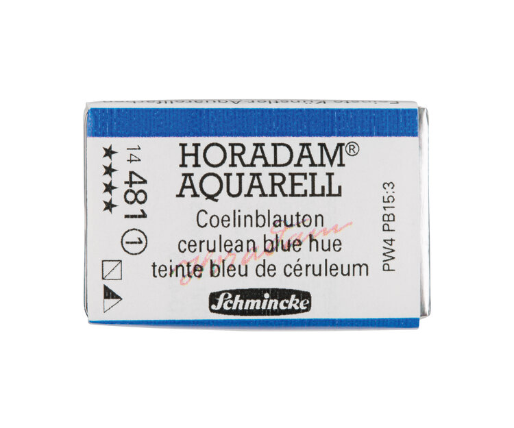 Schmincke (Horadam) 481 aquarel heel napje - cerulean blue hue
