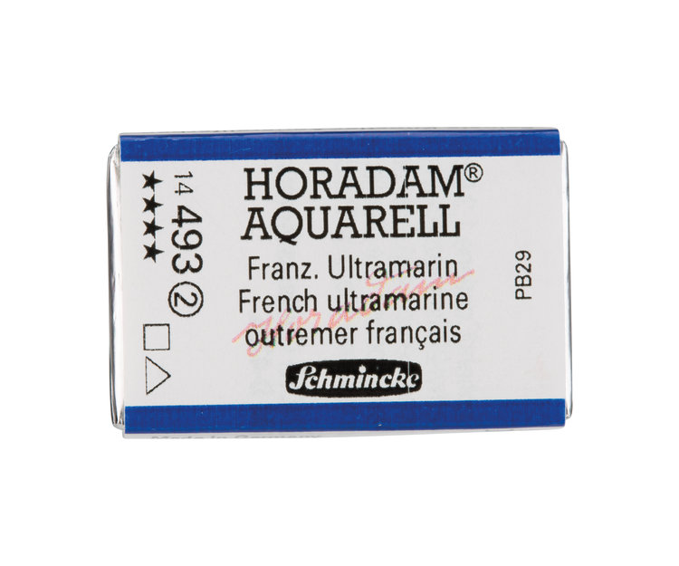 Schmincke (Horadam) 493 aquarel heel napje - French ultramarine