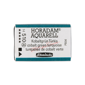 Schmincke (Horadam) 510 cobalt green turquoise - groot napje aquarel